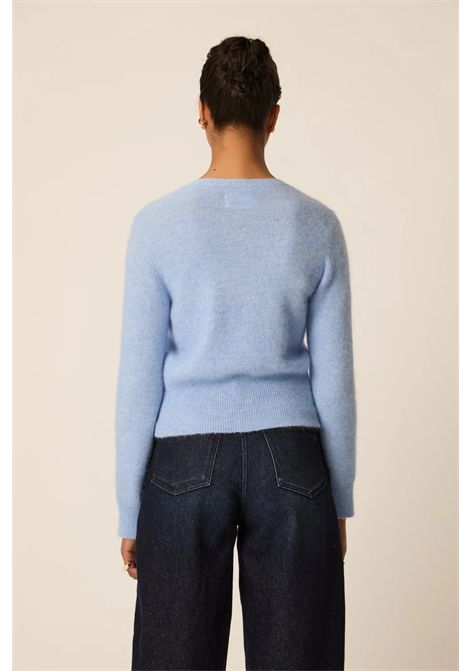 Des Petits Hauts Women's Betty Blue Fitted Superfine Alpaca Cardigan Des Petits Hauts |  | 1H26003803614